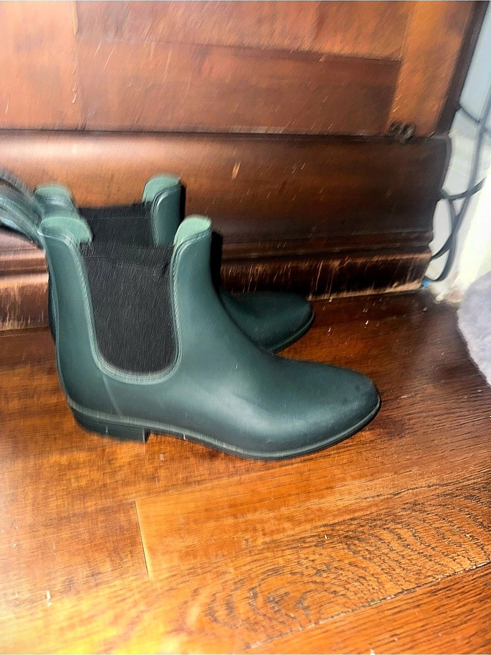 Green Chelsea Ankle Boots